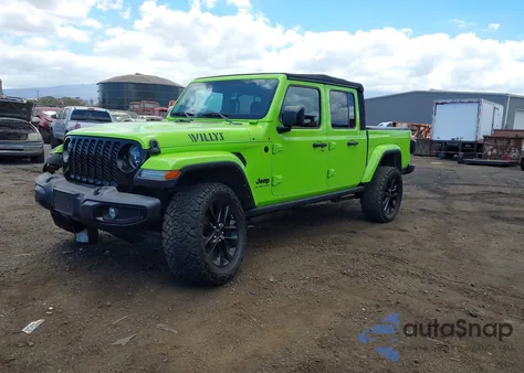 2021 Jeep Gladiator Willys 4X4 из США, поврежденный, VIN 1C6HJTAG9ML619155